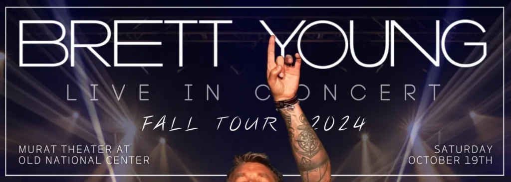 Brett Young at Murat Theatre at Old National Centre