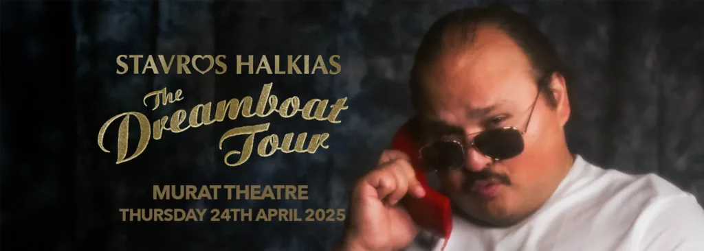 Stavros Halkias at Murat Theatre at Old National Centre