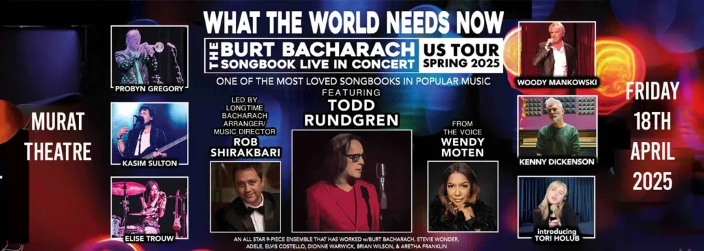 Todd Rundgren & Rob Shirakbari at Murat Theatre at Old National Centre